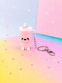 Tumbler Clicker Fidget Keychain With Articulated Legs, 4 of 8