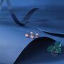 Sterling Silver Extra Tiny Moonstone Internally Threaded Earrings, thumbnail 4 of 12