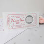 Personalised ‘I Love You’ Valentine’s Day Scratch To Reveal Card, thumbnail 6 of 7