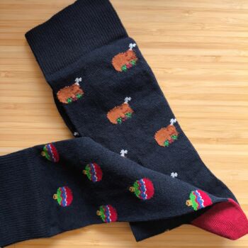 Turkey And Trimmings Men's Socks, 3 of 4