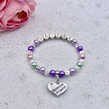 Personalised Best Friends Bracelet, Bestie Bracelet, 2 of 12