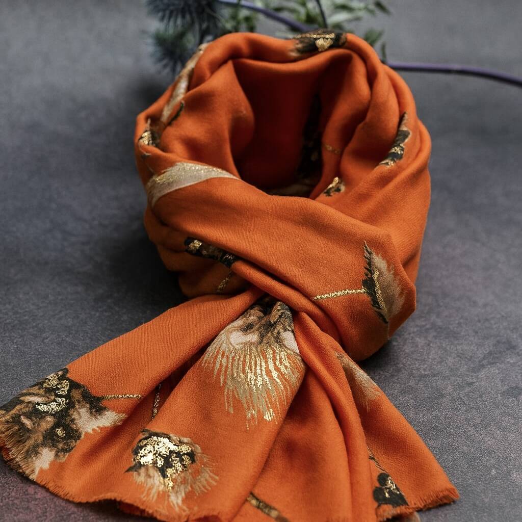 Golden Thistle Scarf, 1 of 6
