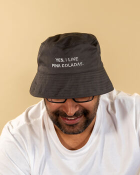 Yes I Like Pina Coladas Bucket Hat, 2 of 3