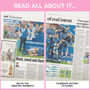 Chelsea Personalised Football Telegraph Book, thumbnail 7 of 11