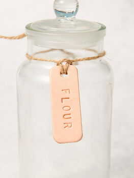Personalised Leather Pantry Labels, 12 of 12