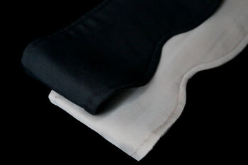 Black Soft And Breathable Tencel Unisex Sleep Mask, 4 of 10