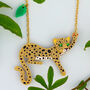 Leopard Pendant Necklace, thumbnail 1 of 5