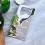 Personalised Silver Bottle Opener, thumbnail 1 of 6