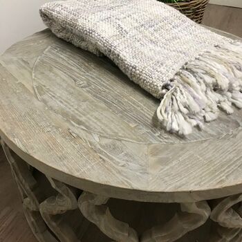 Recycled Elm Ikat Design Coffee Table, 3 of 3