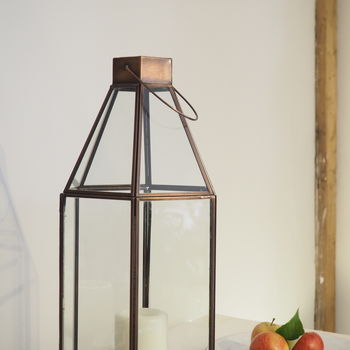 Tall Brass Candle Lantern, 4 of 4