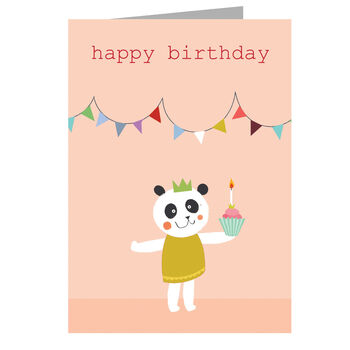 Panda Happy Birthday Card, 2 of 5