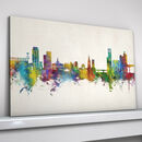 Ipswich Skyline Cityscape Art Print By Art Pause | notonthehighstreet.com