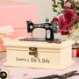 Personalised Vintage Sewing Machine Craft Box, thumbnail 3 of 7