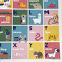 Children's Animal Alphabet Poster, thumbnail 2 of 4