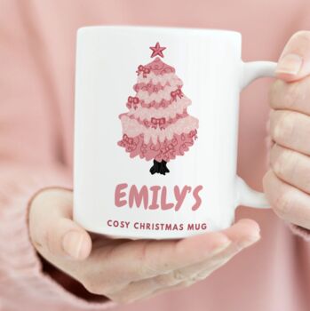 Pink Christmas Tree Slippers, 3 of 3
