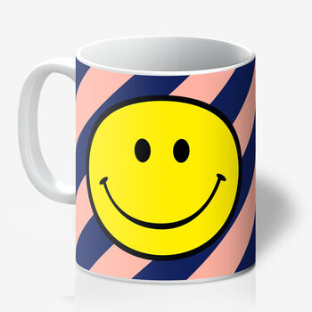 Helter Skelter Smiley Face Mugs Choice Of Six Colours, 9 of 12