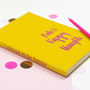 Personalised Leather 'Happy' Journal, thumbnail 6 of 7