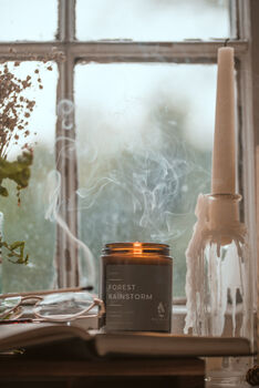 Forest Rainstorm Rain Scented Soy Candle, 6 of 7