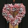 Heather Cottage Heart Door Wreath, thumbnail 1 of 3