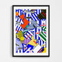 Sheffield Wednesday Football Shirt Mash Up Print, thumbnail 3 of 3