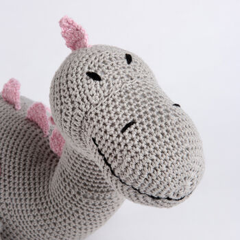 Savvi The Dinosaur Amigurumi Easy Crochet Kit, 7 of 11