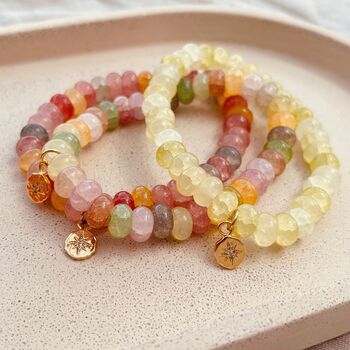 Colour Pop Gemstone Bead Bracelet, 3 of 12