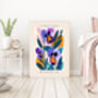 Madrid Flower Market Art Print, thumbnail 3 of 3