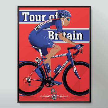 Tour Of Britain Cycling Race Bikes Bike, 2 of 8