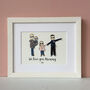Personalised Family Embroidered Mixed Media Art, thumbnail 2 of 5