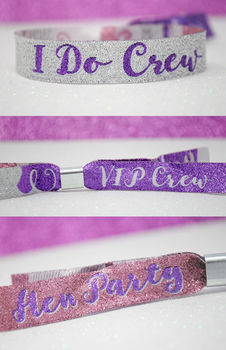 I Do Crew Hen Party Wristbands, 5 of 7