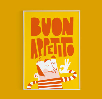 Mr Buon Appetito Kitchen Print, 7 of 7