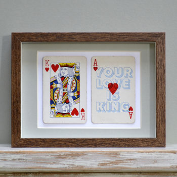 King Of Hearts Vintage Playing Card Print, 6 of 9
