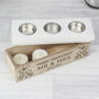 Personalised Wooden Floral Tealight Holder Box, thumbnail 5 of 6