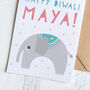 Personalised Happy Diwali Card, thumbnail 3 of 3