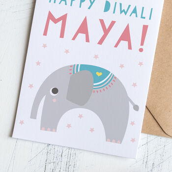 Personalised Happy Diwali Card, 3 of 3