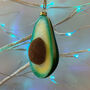 Glittery Avocado Xmas Tree Decoration, thumbnail 5 of 5