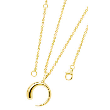 Luna Pendant In Gold Plated, 2 of 3