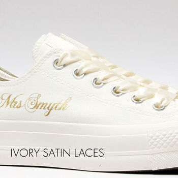 Personalised Satin Shoe Laces, 3 of 12