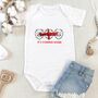 Three Lions Football England Baby Grow Vest, thumbnail 5 of 6