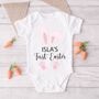 Personalised Easter Bunny Ears Babygrow Or Sleepsuit, thumbnail 1 of 4