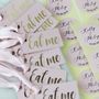 D I Y 'Eat Me' Wedding Favour Labels Personalised, thumbnail 1 of 6