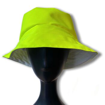 Fluorescent Yellow Rain Hat, 2 of 2
