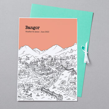 Personalised Bangor Print, 8 of 9