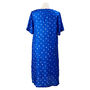 Blue Luxury Silk Embroidered Hand Dyed Dress, thumbnail 5 of 5