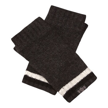 Cashmere Fingerless Gloves In Sporting Team Colours, 4 of 12