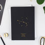Zodiac Star Sign Personalised Notebook, thumbnail 1 of 9