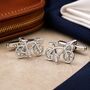 Personalised Racer Bike Cufflinks, thumbnail 1 of 9