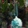 Ceramic Hand Painted Monstera Leaf Bauble, thumbnail 5 of 6