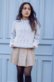 Blue Speckled Fleck Knit Jumper, 9 of 9