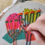 Freestyle Cactus Embroidery Kit, thumbnail 2 of 3
